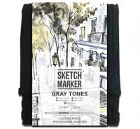 ����� �������� SKETCHMARKER Gray set 12 - ����� ���� (12 �������� + ����� ����������)
